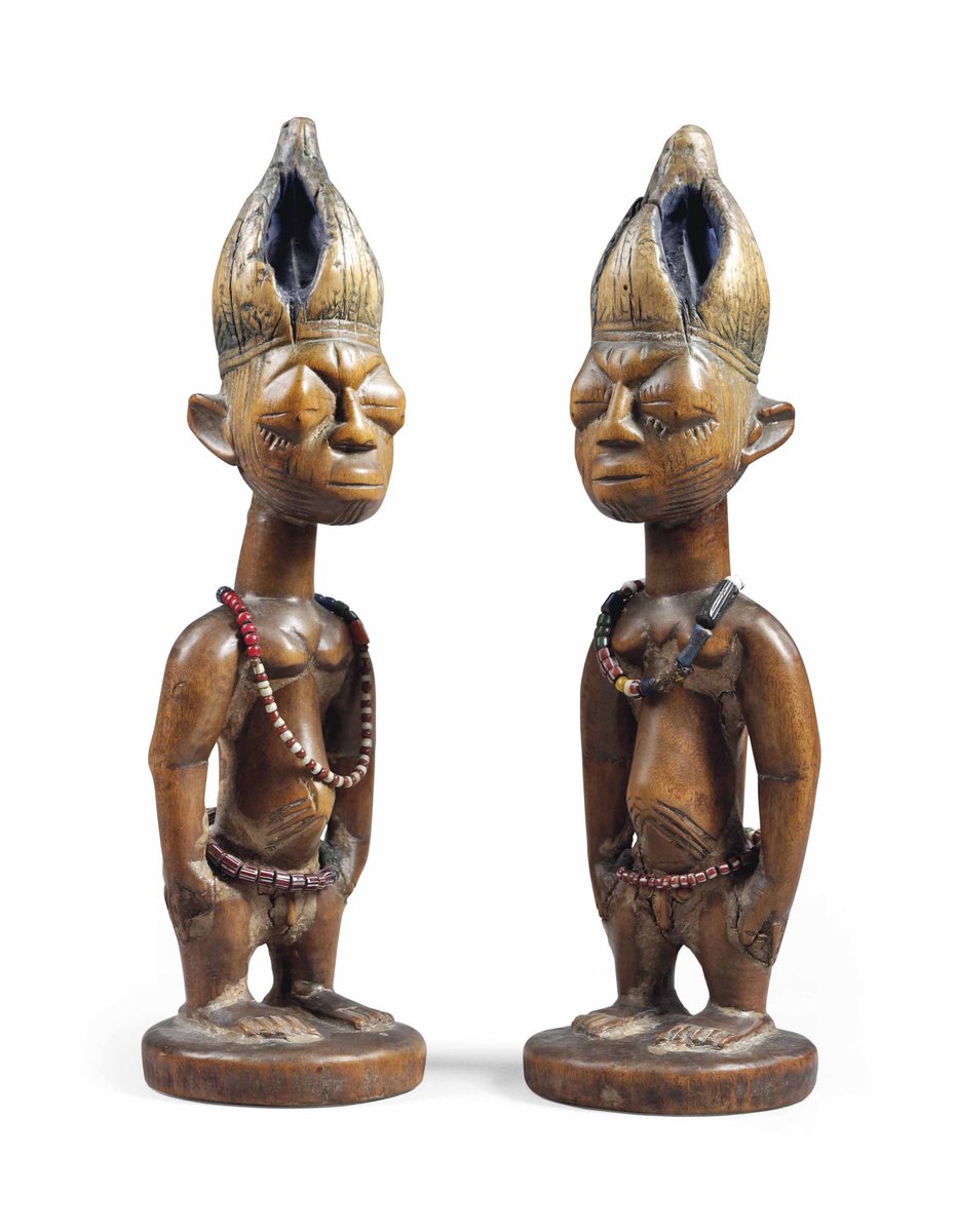 #45: Yoruba Culture (Part 1)Twins in the Yoruba culture are considered spiritual beings with supernatural powers, being able to bring a family good or bad fortune. Should one or the pair of twins die, the parents would commission wooden figures to stand in for them.