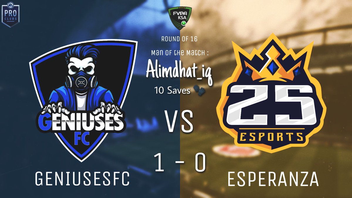 GENIUSESFC's tweet photo. #MatchDay
#GS #ProClubs #بروكلوب
🆚 | @_ESPERANZAFC
🏆 | @VPN_ksa
- لا جـديـد على الابـطـال ! ⚫🔵
#GSFOREVER https://t.co/tcul8nbbmZ