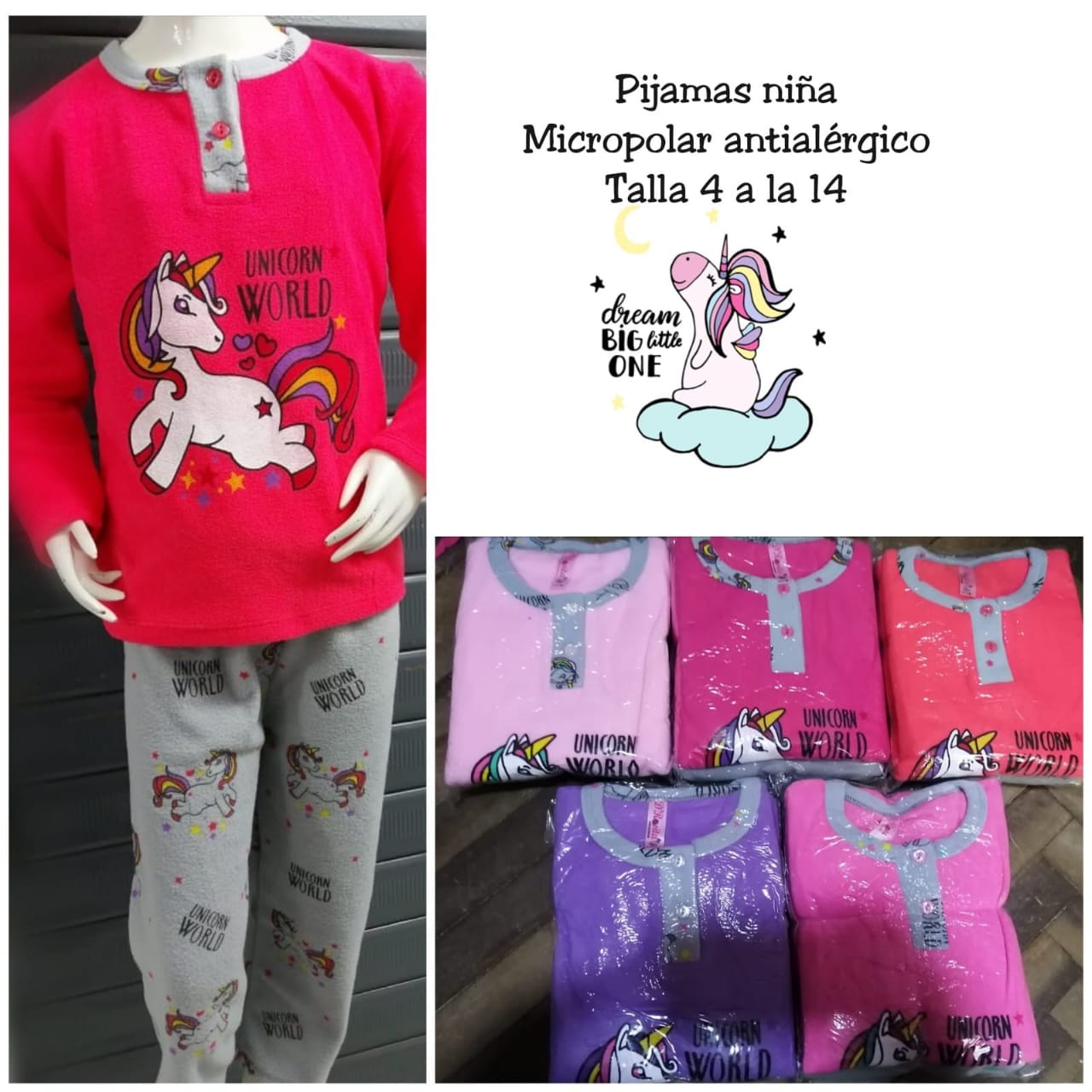 Pijamas de online micropolar niños