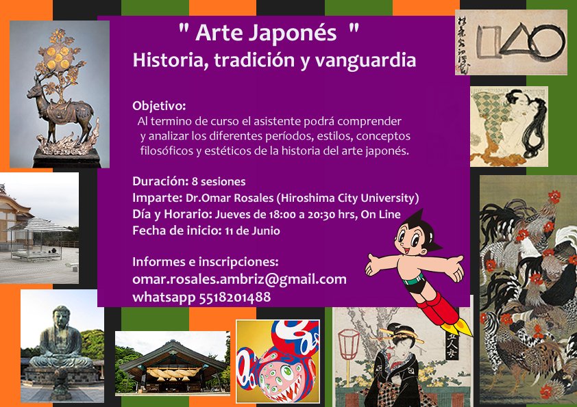 hashigallery's tweet photo. Queridos amigos, los queremos invitar al curso “Arte Japonés” que va a impartir en línea nuestro director Informes por este medio y al correo:
omar.rosales.ambriz@gmail.com
hello@hashi.mx
Saludos!!

#cursosdearte #artejapones #doctoradoartejapones
#cursoscdmx #cursodeartejapones https://t.co/OAz0NN8J8x