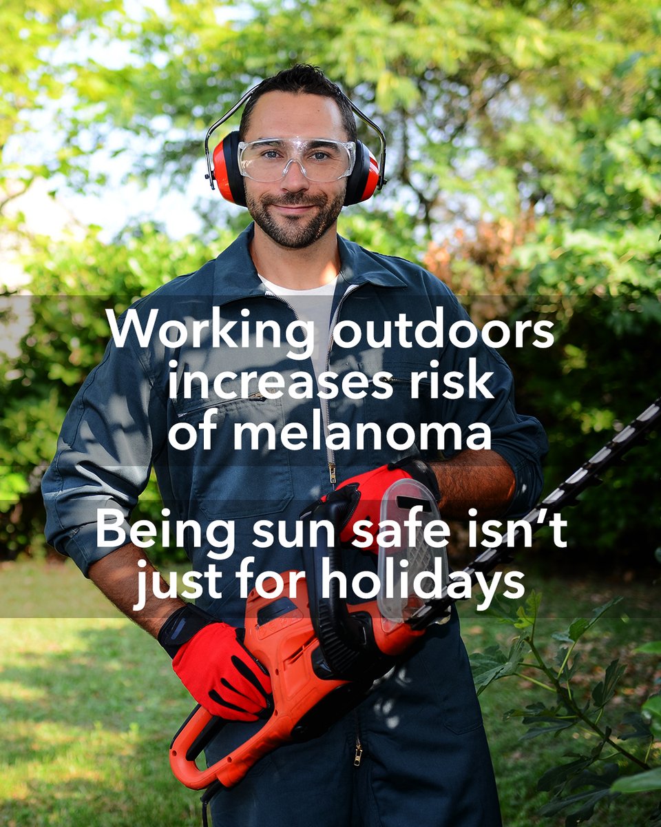 saveyourskinfdn's tweet photo. Employers must treat sun exposure as a health & safety issue, providing appropriate clothing & sunblock, training about skin protection & self-examination and organising shift patterns to minimise sun exposure.
#MakeSkinChecksMonthly #MelanomaMonth #MelanomaAwareness https://t.co/MLDvJEWp5L