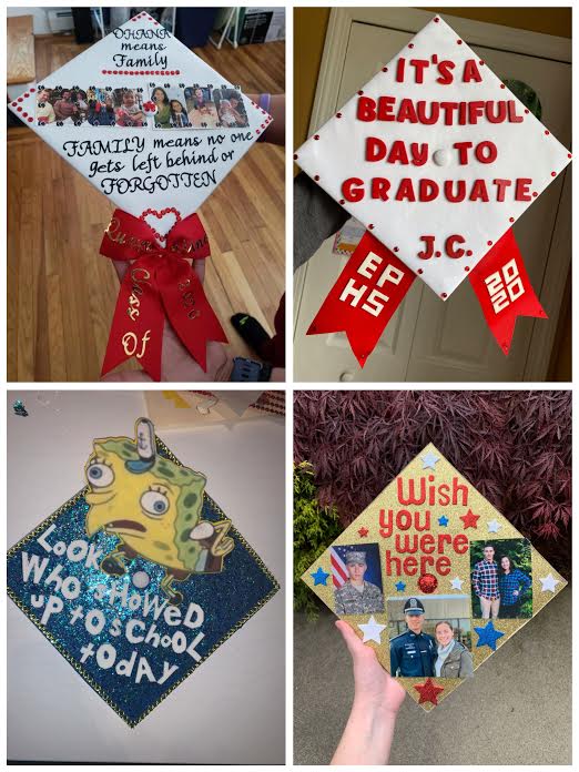 EProvhighschool's tweet photo. So impressed with the focus going into each of these student's caps - #TowniePride #TownieHearts #CapsMadeWithPride #ClassOf2020 https://t.co/ONGCBRK9Nr