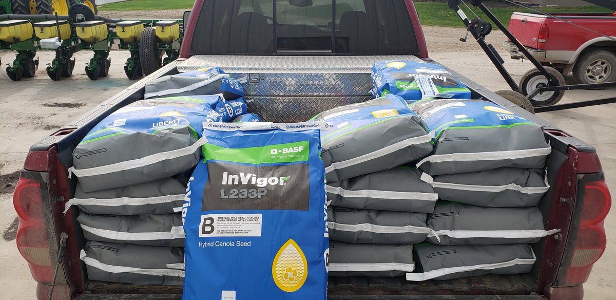 When you drive around with more dollars of seed then what your truck is worth. Also easily done when you drive an old beater.