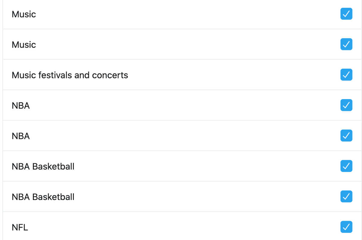 Me: I am ONLY interested in parking.

Twitter: Here's what you like!
