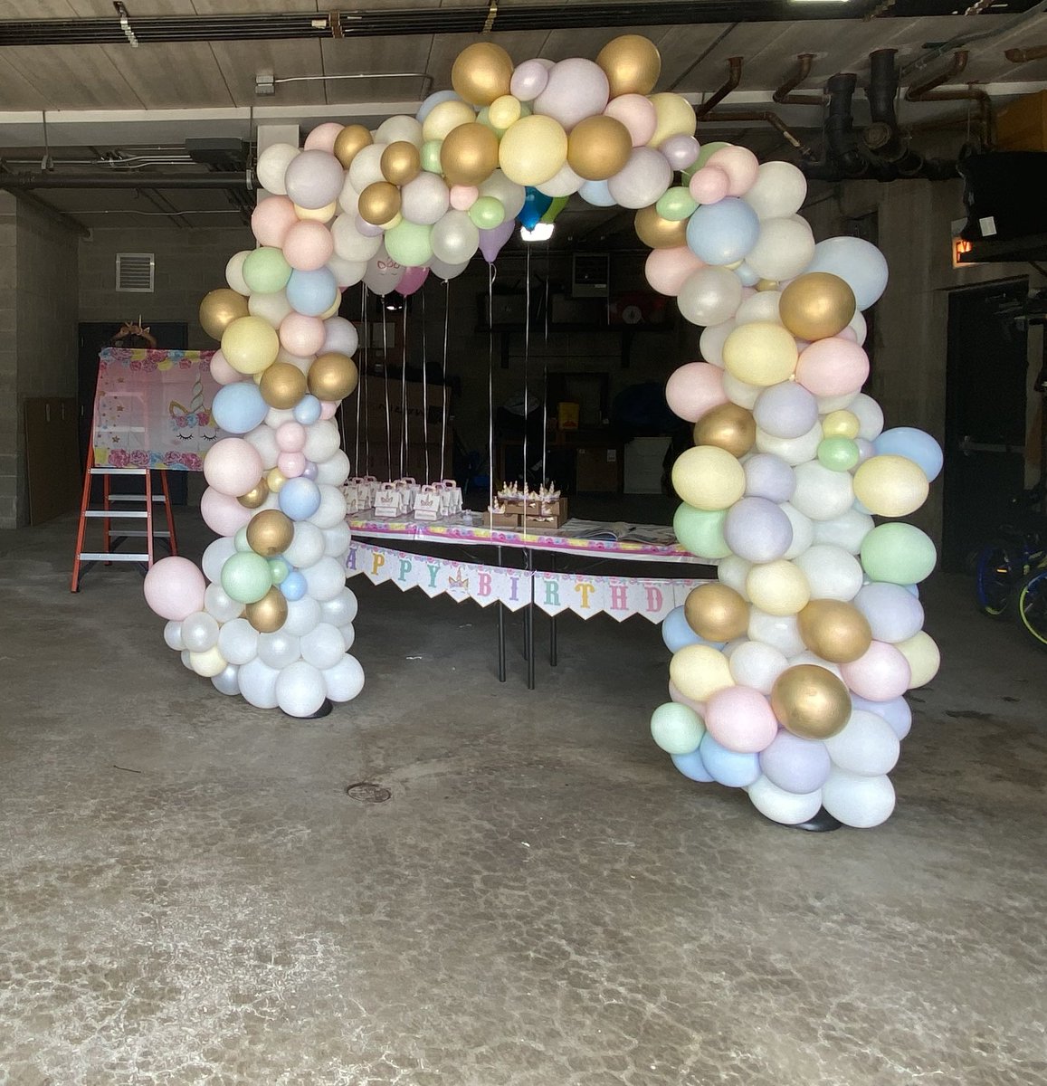 When ppl arrived they would first hand sanitize then write in a birthday book (we had mult pens). We had a backdrop for ppl to take pictures. Next stop the piñata where prior to touching the stick u would hand sanitize, then take 3 whacks. Next was socially distanced  #hopscotch.