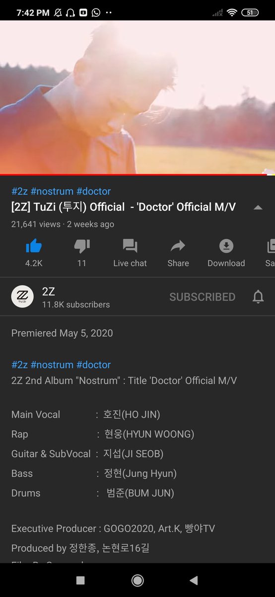 winklejh's tweet image. √ 2z - doctor (200525) #StreamDoctor @official2z youtu.be/JipujX1_8aQ