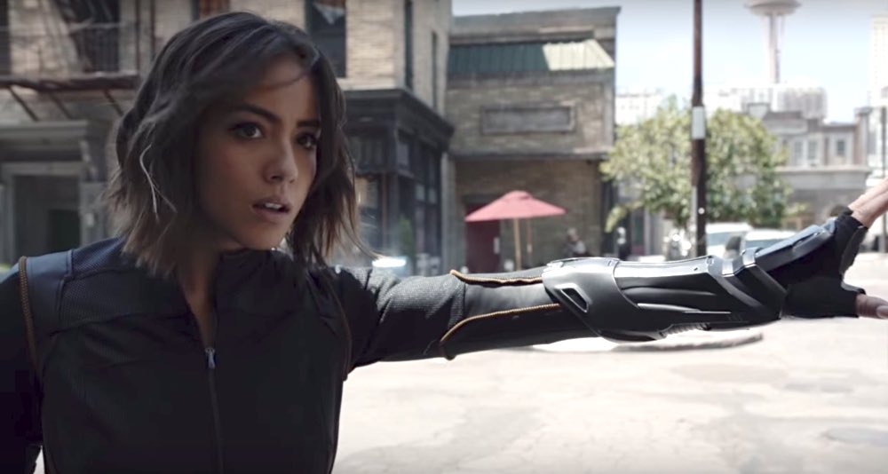 Chloe Bennet as Daisy Johnson  #AgentsofSHIELD Another character who is constantly beaten down and broken but never awarded any happiness for herself. That’s my baby and my comfort character and I just want her to be happy 