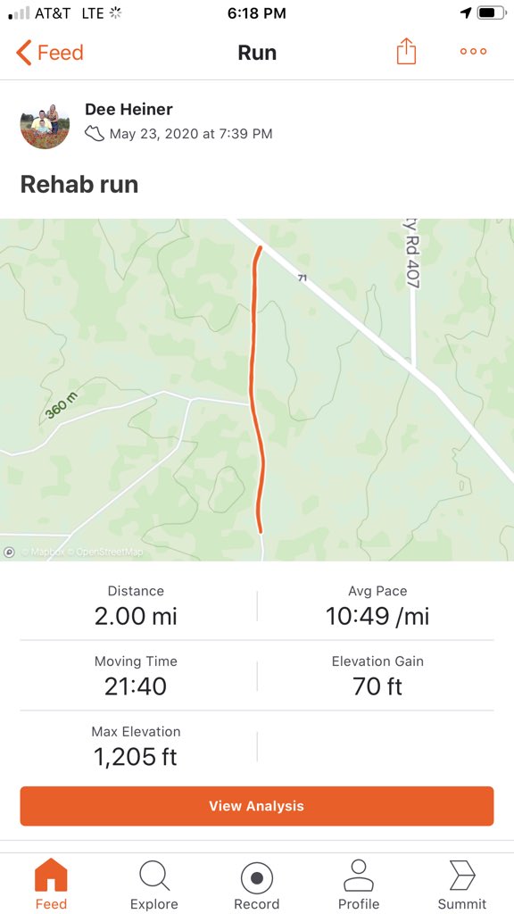 coachHeiner's tweet photo. Been doing some rehabbing on the hamstring -still working it.  #jacketfitchallenge https://t.co/jcsUEjBDoO