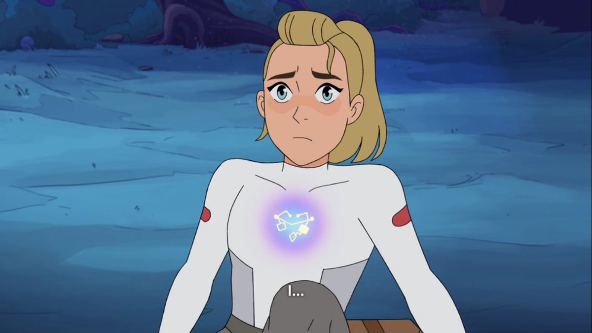 adora has convinced herself her entire life that what she could give was much more valuable than her own well-being, so she just doesn't understand how catra could be so angry at her for it, why catra can't see that she HAS to do this.