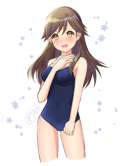 荒潮(艦隊これくしょん) 「?荒潮? #艦これ 」|壱十九 / illustratorのイラスト