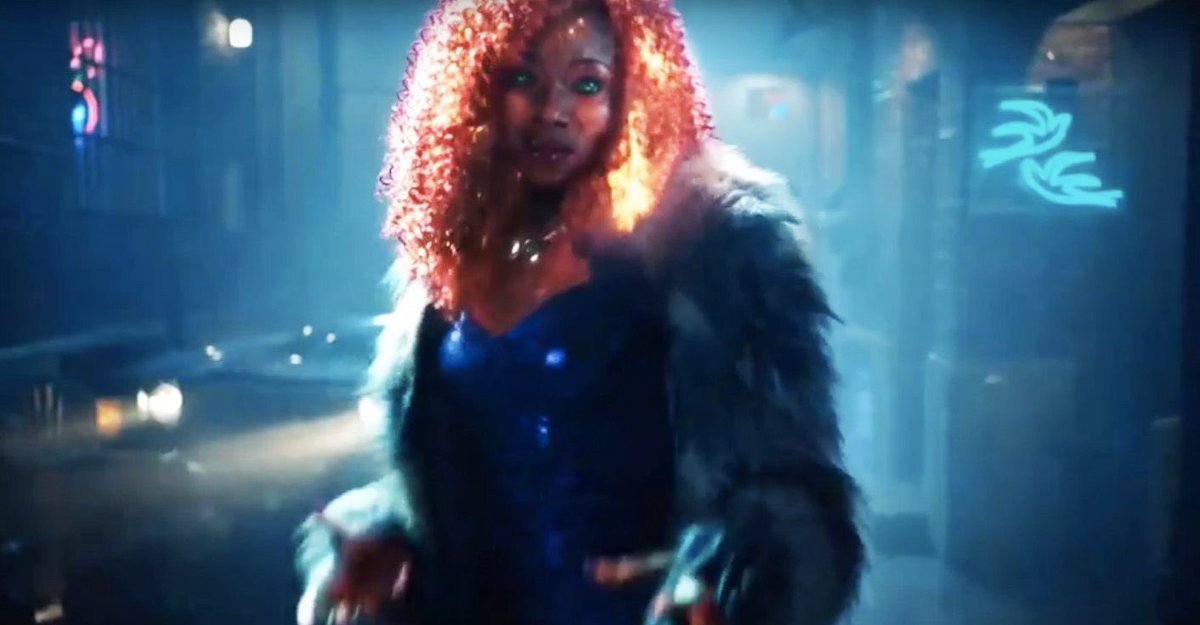 Anna Diop as StarfireI haven’t watched  #Titans cause I can’t tell if the tl actually likes the show or not lmao but I have seen the racism she has had to endure and it makes me sick.I’ve watched her scenes though and she’s perfect and I might watch just for her 