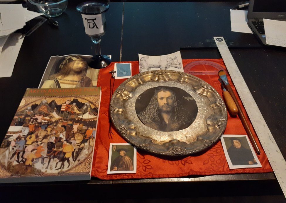 NancyVangelista's tweet photo. Look who showed up for dinner?  SS 8 students engaged in a Virtual Renaissance Dinner Party to bring History to the Table!  From start to finish they researched, learned and created a masterpiece to showcase.  So Proud!   https://t.co/8bsLgF4nG9 @BbyMountainSec @burnabyschools https://t.co/wnlXAvObVm