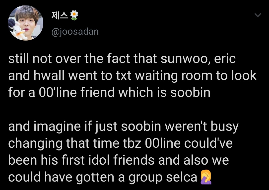 After debut, Soobin was asked a lot by moas about his celebrity friendships.. sadly, for months, the only response he gave was 'No one.'Introverts take their time making friends, combine that with shyness and you get many failed attempts of idols getting close to our bunny.