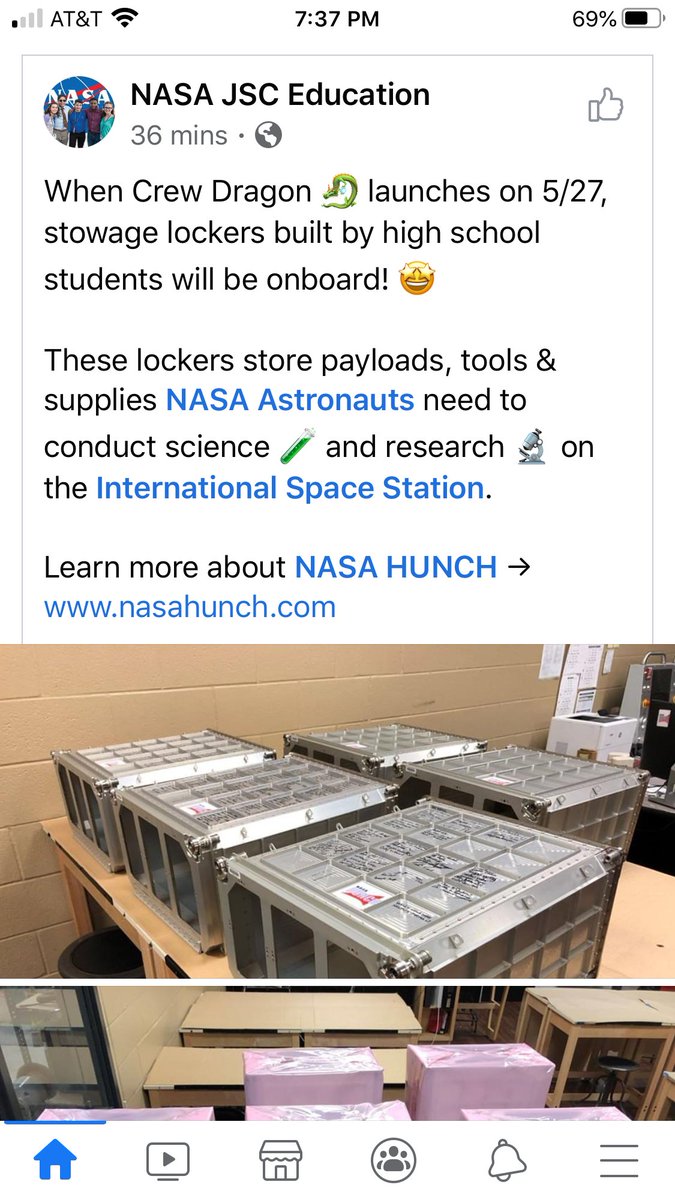 NASA HUNCH just posted that student built cases will be aboard the dragon crewed launch on Wednesday. Looks like PRAMA parts are heading to orbit.