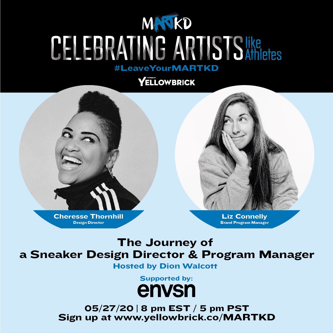 Wednesday 5/27 at 8 pm Yellowbrick.co/MARTKD #LeaveYourMARTKD #Footwear #WomenInDesign #ChangeIsATeamSport