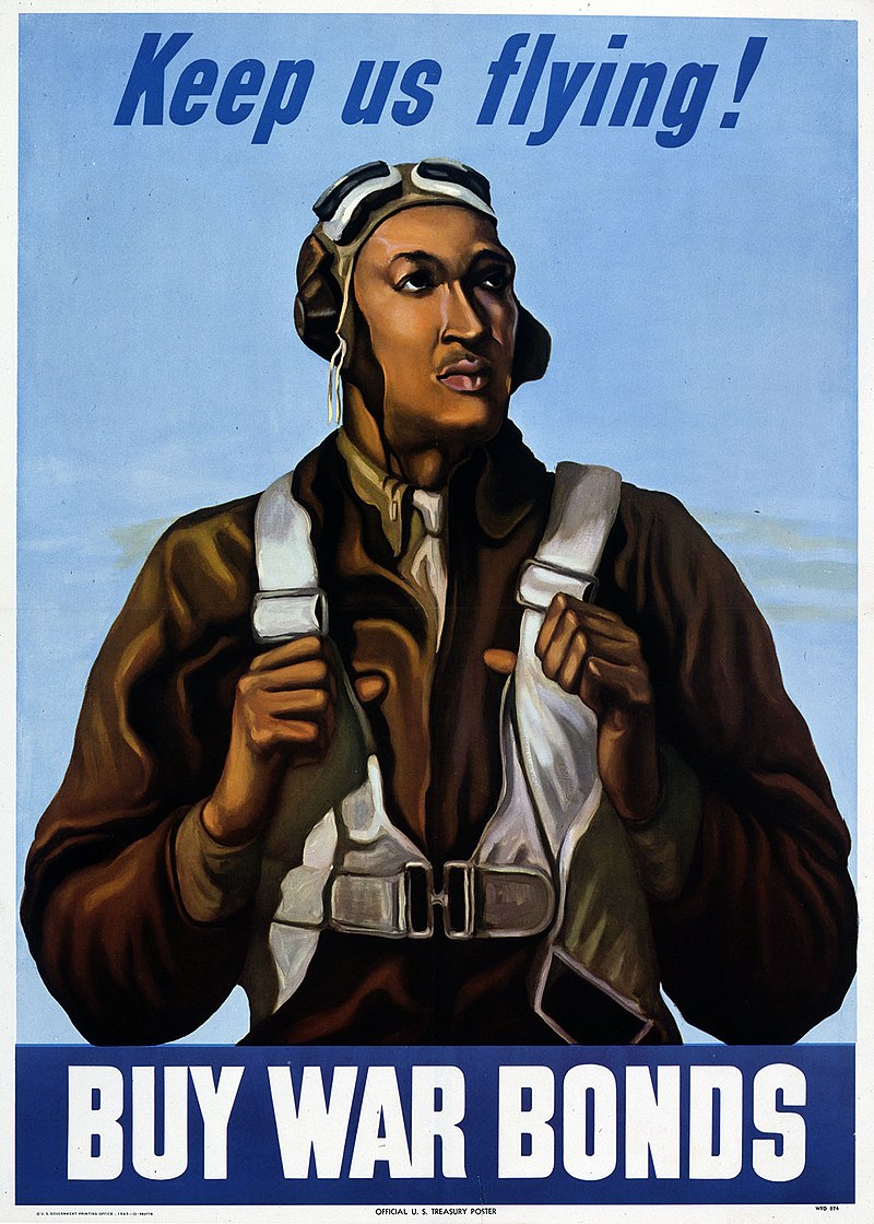 77. The Tuskegee Airmen were a source of great pride for African-Americans on the home front.
