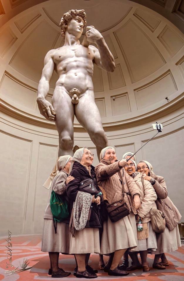 The thing is, most people throughout most of the history of the world didn't give two figs for some oil on a canvas, or even a fig-less marble sculpture, however glorious or selfie-worthy.