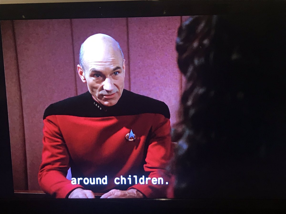 in this episode, shit gets freudian as captain picard must mentor a terrible child actor named "jono."