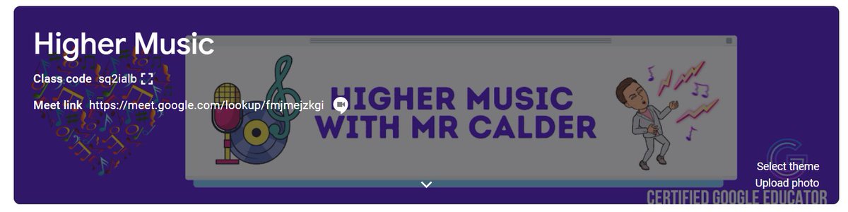 mrcalder_'s tweet photo. Thought it was about time πβ to personalise my Google Classroom Headers ππΌ @ClacksDigital @GoogleForEdu #GoogleClassroom #GoogleGeek https://t.co/DRtbyYixWA