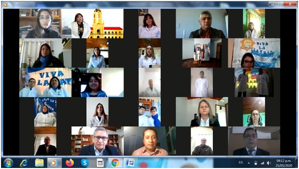 grillo141's tweet photo. Y hoy tuvimos nuestro primer Acto 25 de Mayo virtual con Colegas de San Antonio.."donde comienza la Patria"..Gracias !! @NormaBeatrizOr8 @CristinaFretes4 @udpm_misiones @Marcos42866602 @fabianchilipank @Gabriel10690623 https://t.co/L3anvLopV3
