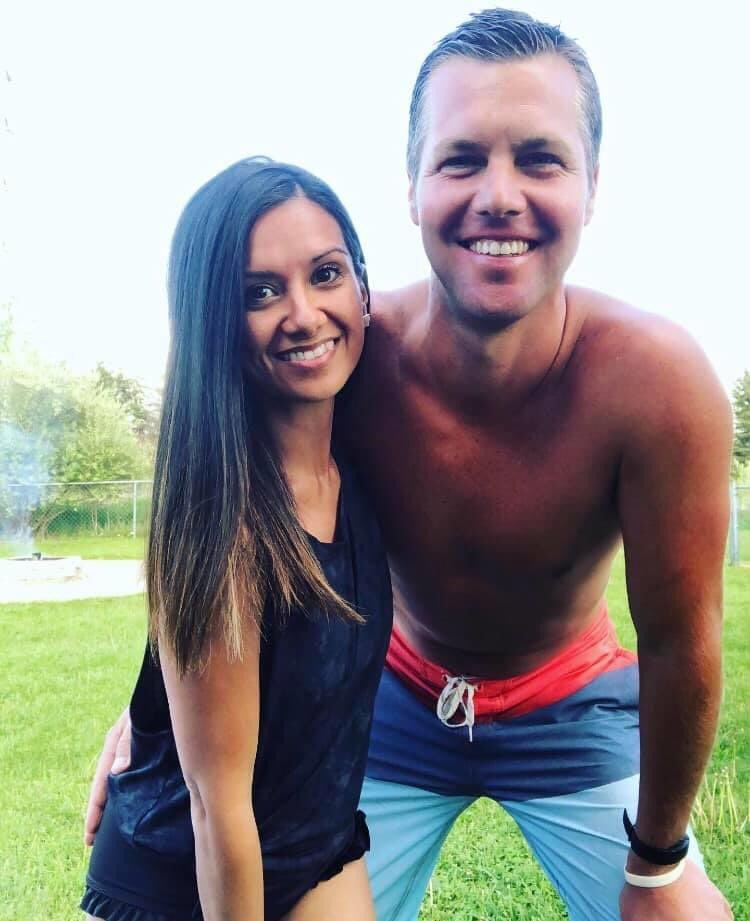Enjoying some awesome weather with my wife!