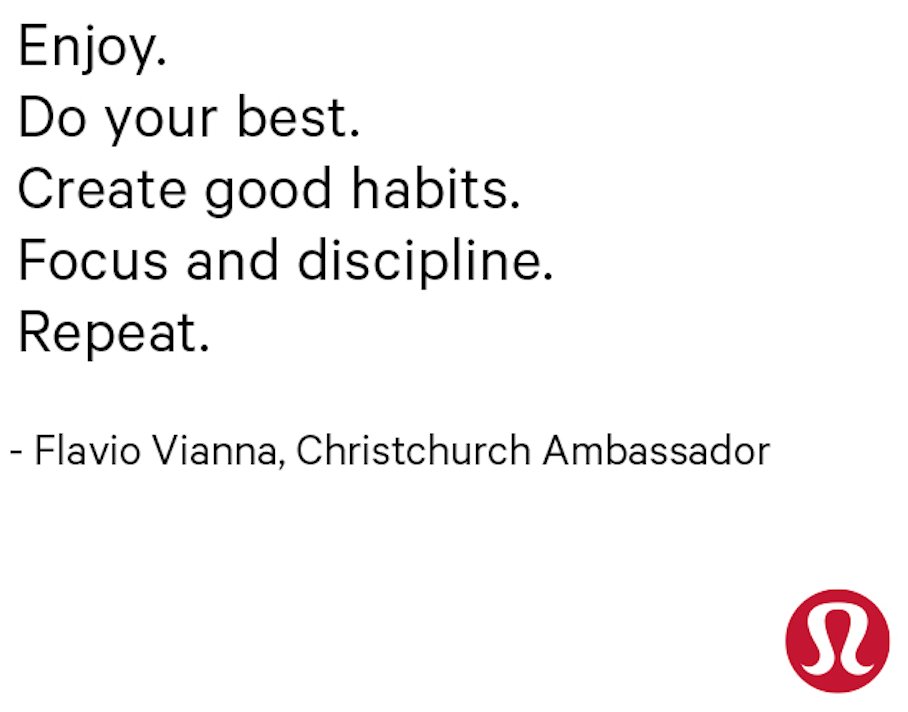 Running tip #2 from local ambassador, Flavio Vianna.
Sign up to our 5K @strava challenge to celebrate Global Running Day on June 3 - bit.ly/2zsGaZW #thesweatlife