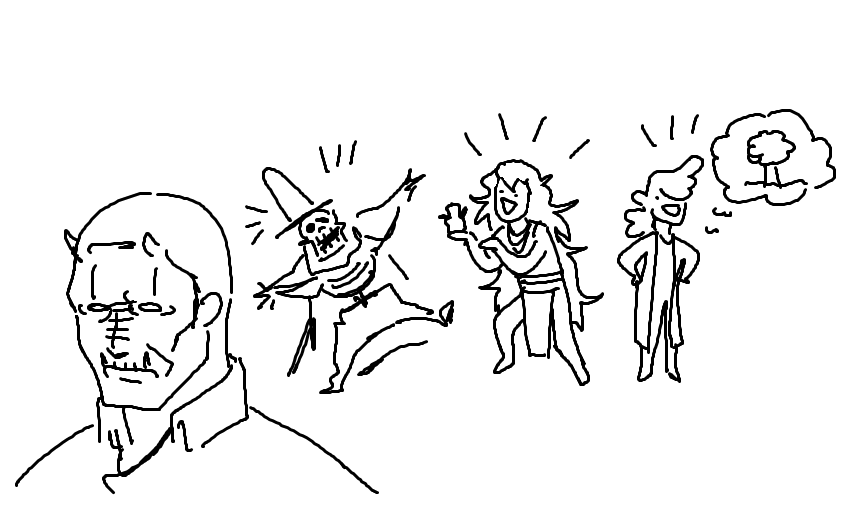 rip to our poor ranger who is the only one in the party with braincells 