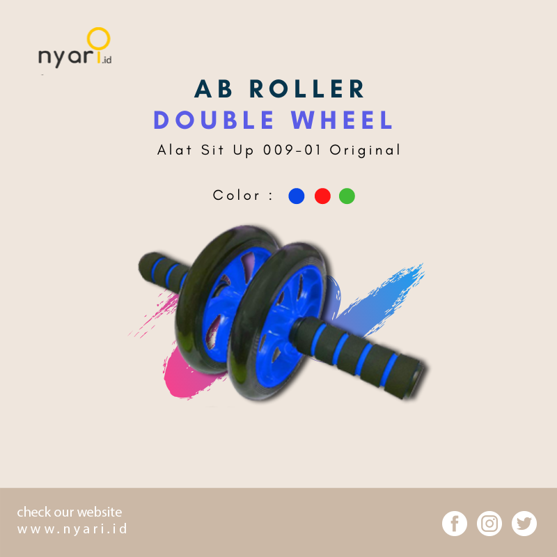 nyari_id's tweet photo. #Nyariers sit up dengan AB WHEEL - AB Roller Double Wheel bisa bantu olahraga kamu jadi lebih berkualitas lho >> https://t.co/kDnaf2XG5H 

#abrollerwheel #abroller #workout #gym #olahraga #nyariid #bodygoals #fitness https://t.co/UvbJJolAt0