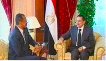 Erihistory's tweet photo. On May 25, 1993, President Mohammed #Hosni Mubarak of #Egypt visited #Eritrea, one of the 1st leaders to visit free Eritrea, to discuss political, economic, trade &amp; technical info issues. President Isaias Afwerki visited Egypt 16 times in the last 29 years. https://t.co/3Q6h9s9uH7