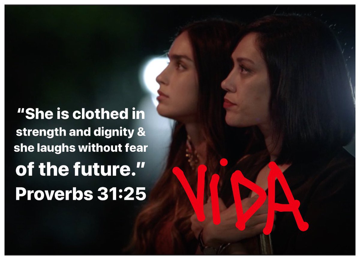 “She is clothed in strength and dignity & she laughs without fear of the future.” Proverbs 31:25 to Lyn via her newfound father. #VidaSTARZ 

#drama #reality #latinas #latinx #entrepreneurs #boyleheights  #contentconsumption @VIDA_STARZ on @STARZ