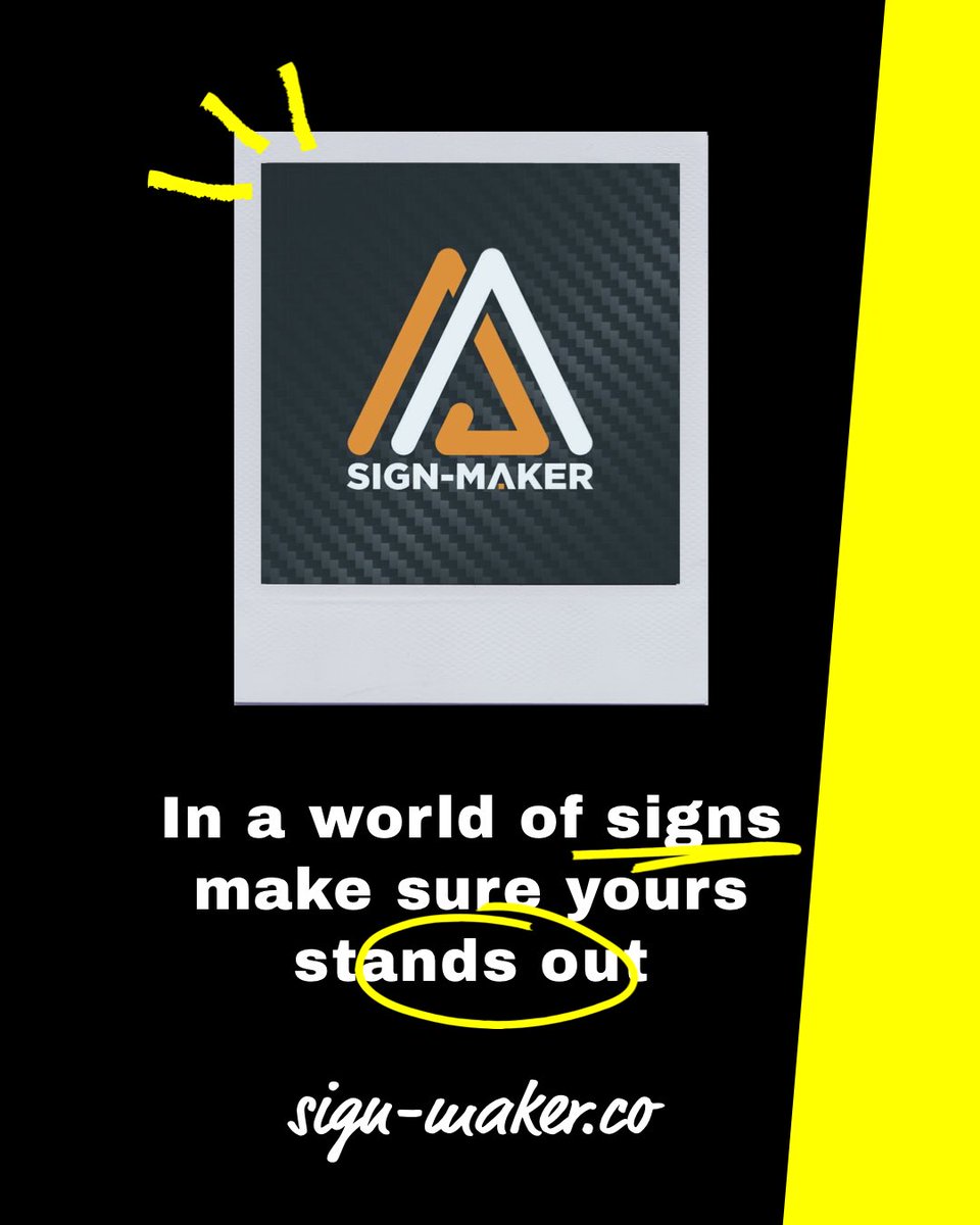 SignMakerDotCo's tweet image. Now’s the time to update your signage and stand out from the crowd!

#signs #signmaker #watford #getseen #getnoticed #livery #vanwraps #signage #pullupbanner #london #m25 #UK #shopsignage
