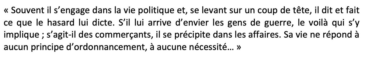 La description qu'en propose Platon ressemble au portrait que le Figaro de Beaumarchais, qui fait tous les métiers avant de devenir barbier, dresse de lui-même :