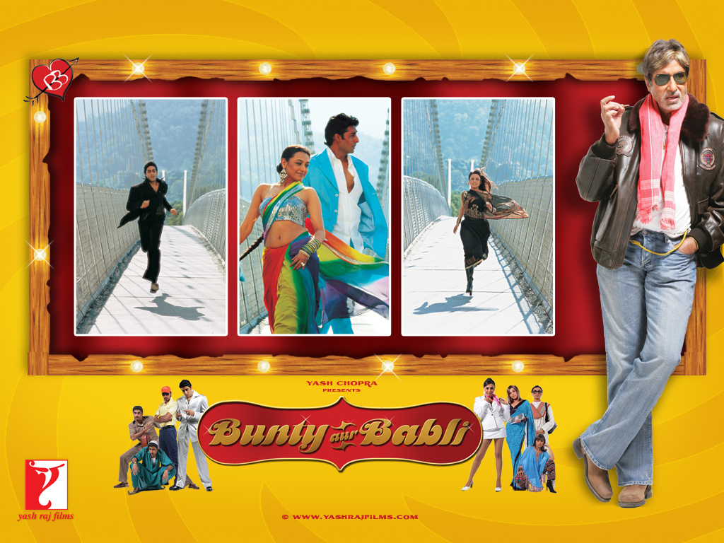 SrBachchan's tweet photo. T 3543 - 15 years .. "Bunty Aur Babli " ... my first film with Abhishek .. such fun .. and what a team .. !! .. and 'kajaraare .. on all our stage shows .. yoo hooo .. https://t.co/9a4gkjGnsK