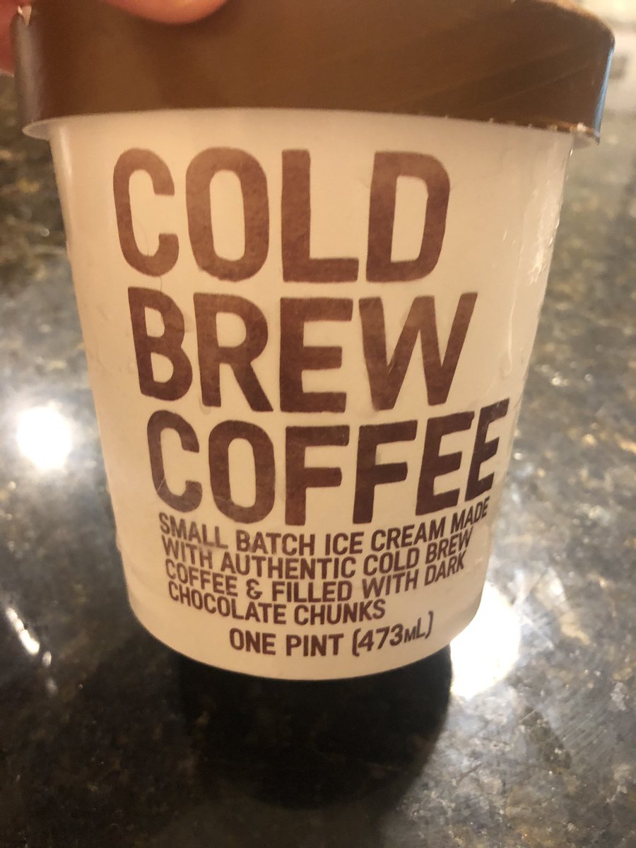 Just want to take a moment to say <a href="/Mrgreen_tea/">Mr. Green Tea</a> Cold Brew Coffee ice cream is so so good and truly is sustaining me in these times.