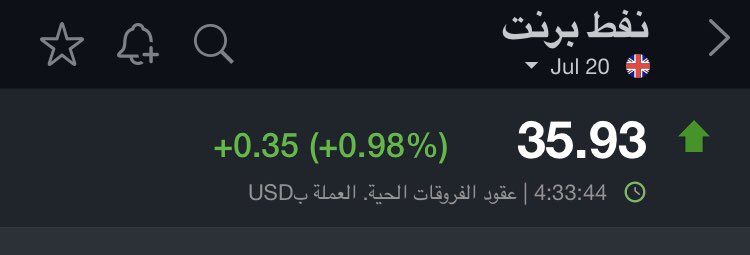 x3lmi's tweet photo. #الخميس_المقبل النفط يقفز مرتفعاً 1٪ بعد اخبار السماح الجزئي https://t.co/2ZsMWXJ8UN