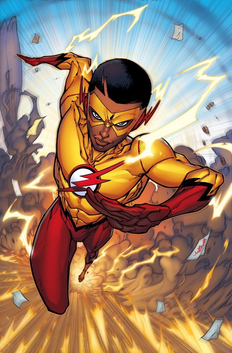 Le thread est presque fini! Maintenant, je vais parler des membres de la Flash Family qui ont obtenu leurs pouvoirs après la Speed Force Storm !(Crédit : Jonboy Meyers, Viktor Bogdanovic, Mike Spicer et Howard Porter)