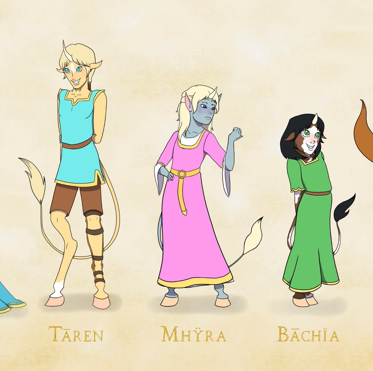 The youngest would probably be Tykar's younger sibs (especially Bachia), and the oldest would be Ikull, Firaga and Anikara, the ancient elemental spirits of water, fire and the soul respectfully.