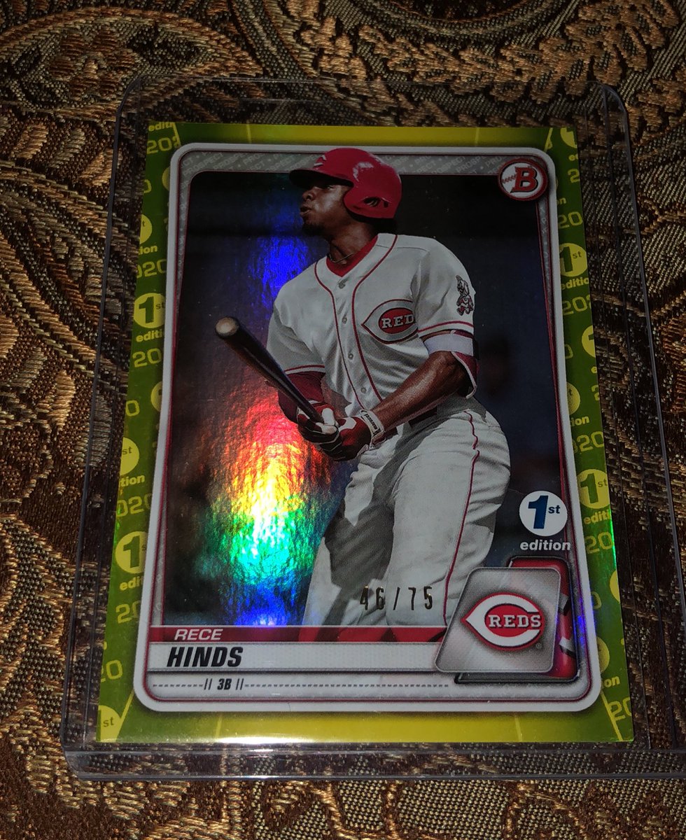 commoncards_'s tweet image. 2020 Bowman 1st Edition Rece Hinds /75

$15 OBO shipped BWT. Comment or DM! #toppsbaseball #toppsbowman #bowman2020

@HobbyConnector @Hobby_Connect