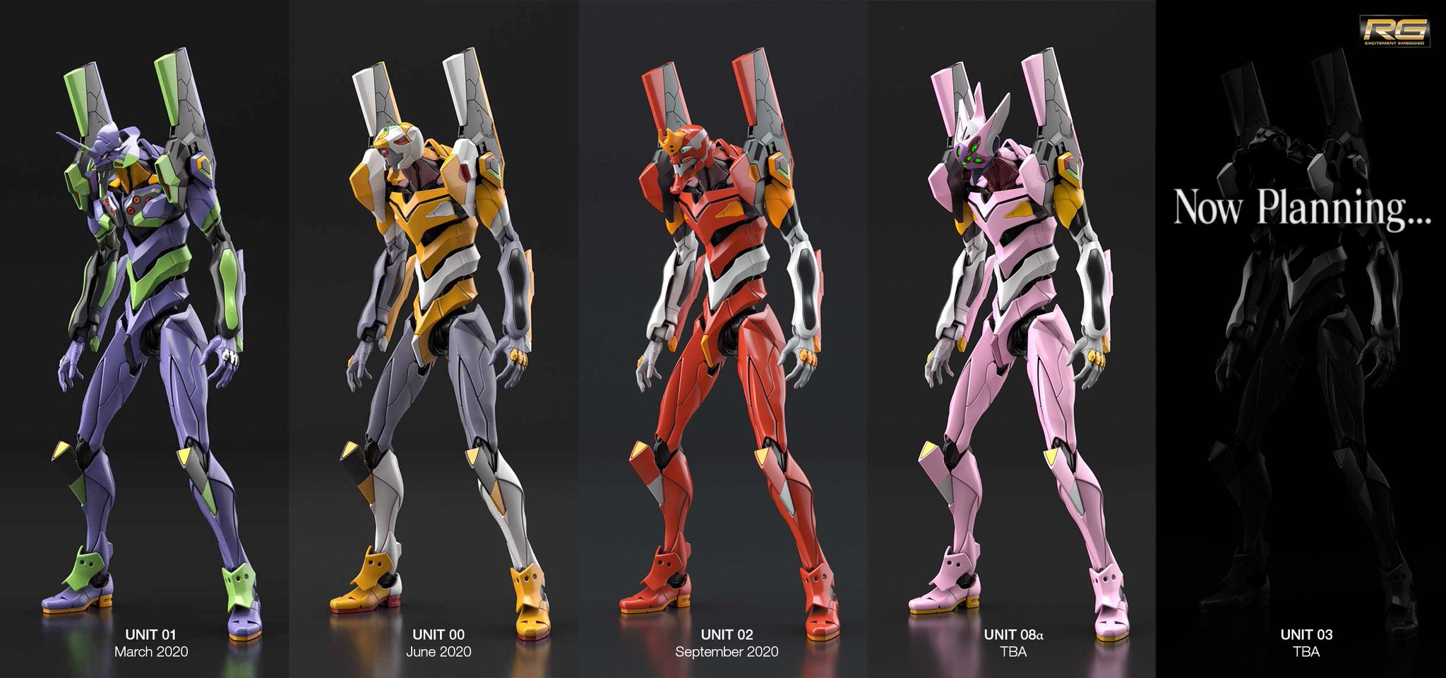 Peter Lim Rg Evangelion Series Line Up Gonna Collect Them All Rgevangelion Eva Rg Evangelion Bandai