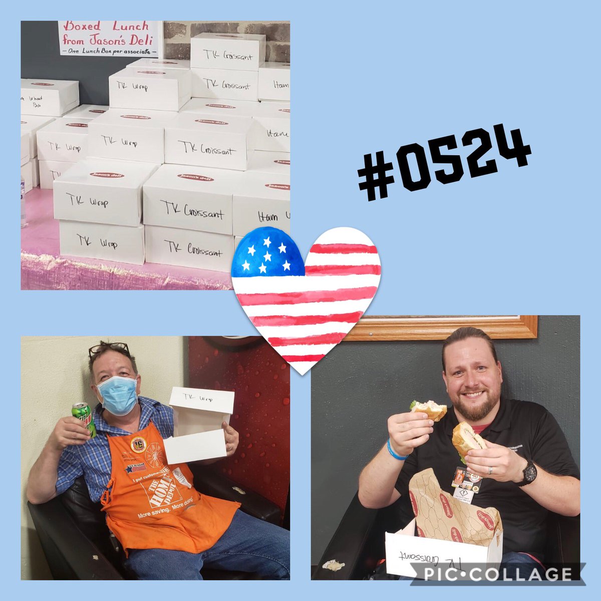 #0524 Memorial Day Lunch - always remember and honor🇺🇸🇺🇸🇺🇸. #badgerup.  #swbest