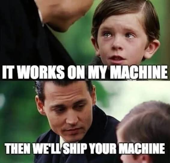 Developers make it work on laptops; Legends make it work in production #kubernetes #developer