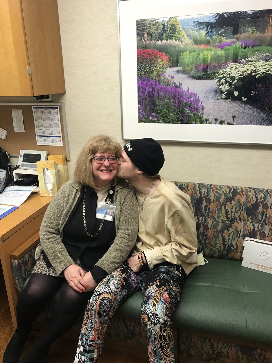 KandySimons's tweet photo. @HHS_ASH @NoMoreALS Here is @KadeSimons with his lifelong bud, Carol. She and Kade developed quite the friendship and couldn’t wait to see each other each month! @MayoClinic has an amazing staff! https://t.co/TyhVsizqsZ