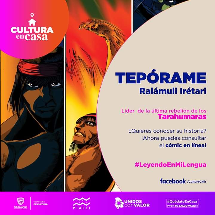 cultura_chihmx's tweet photo. #CulturaEnMidioma tiene para ti:
¡La historia de uno de los héroes más emblemáticos de la cultura Ralámuli!

Para leer en línea: https://t.co/FnF1FRIeDA

Descarga en PDF: https://t.co/AGownjDeQ5
.
.
.
#CulturaEnCasa #porqueTuSaludVale #UnidosConValor https://t.co/sG5tWqbb4y