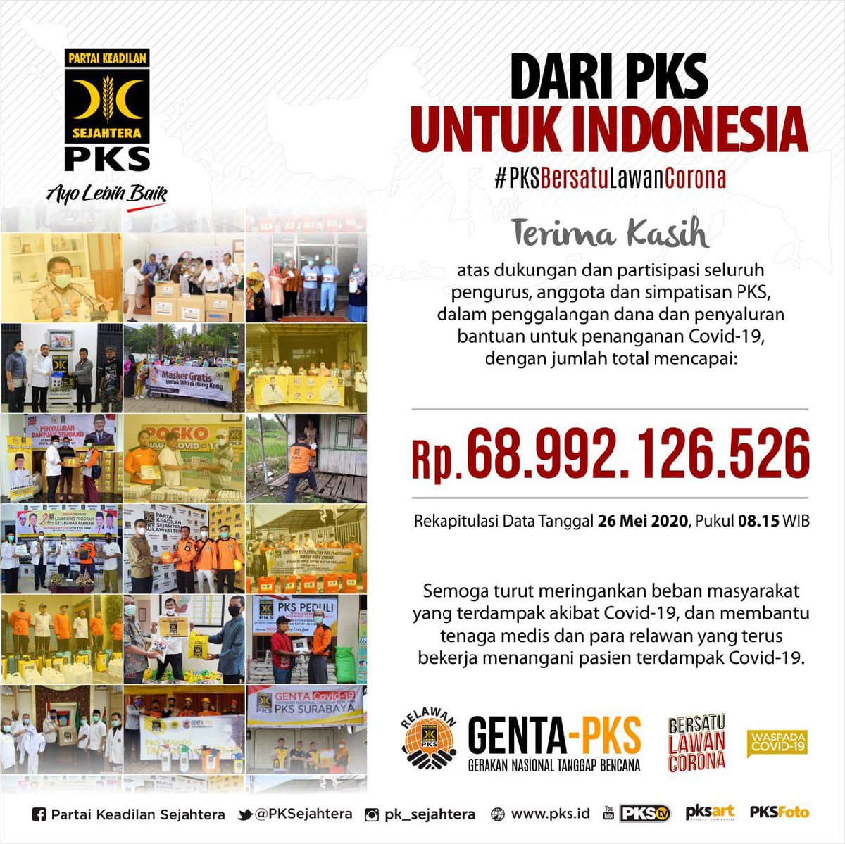 Partai kecil aja bisa begini. Kebayang gak kalo partai2 besar mau berbuat hal yg sama, hasilnya kayak apa? Atau yg lebih realistisnya, kebayang gak kalo PKS bukan partai kecil?

2024, jangan bikin kesalahan lagi ya...