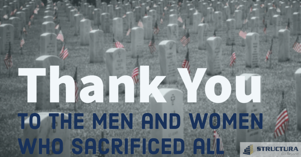 StructuraGC's tweet image. All of us @StructuraGC want to say thank you to the men and women who laid down their lives for our country: we thank you and we remember. #MemorialDay #MemorialDay2020 #GoBeyond
