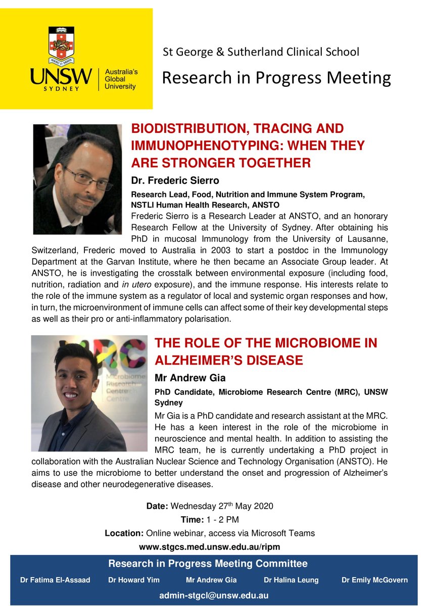 Research In Progress Meetings STGCL tweet media