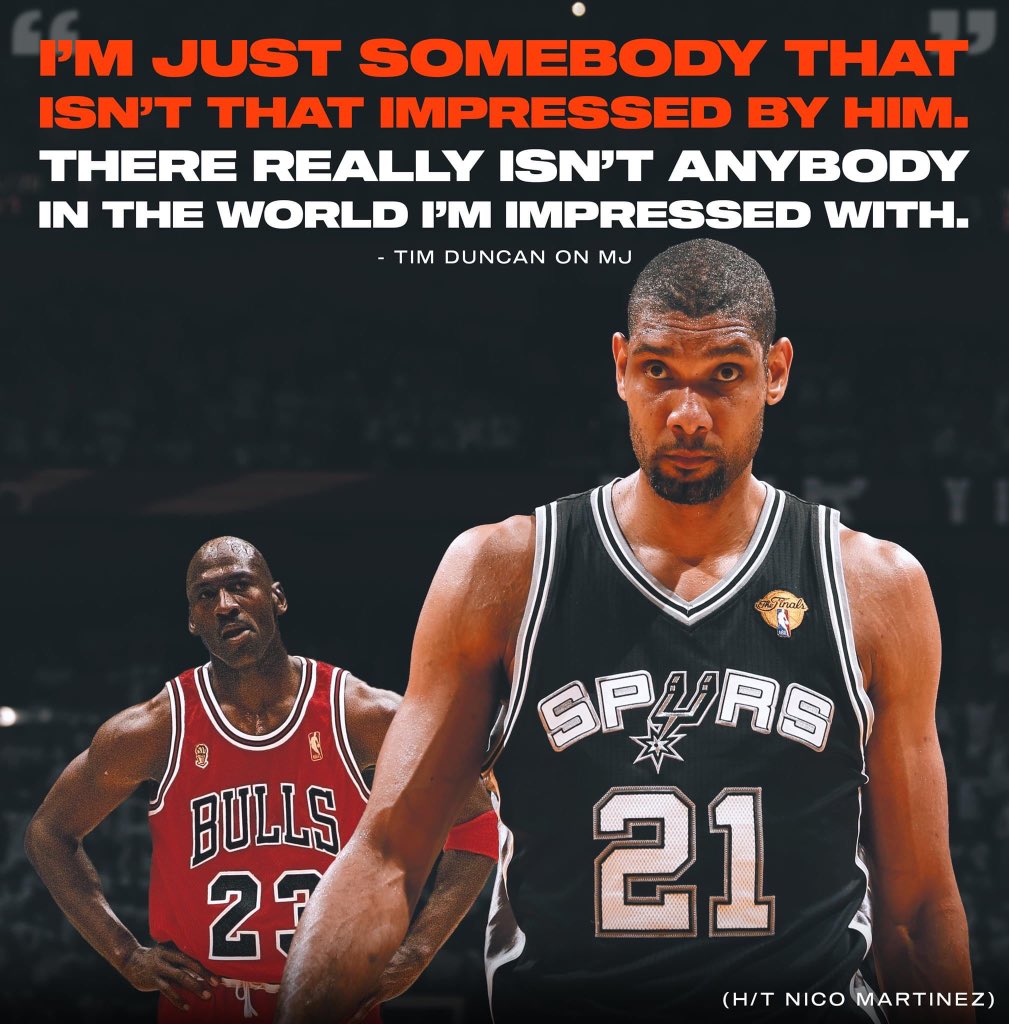 tim duncan michael jordan