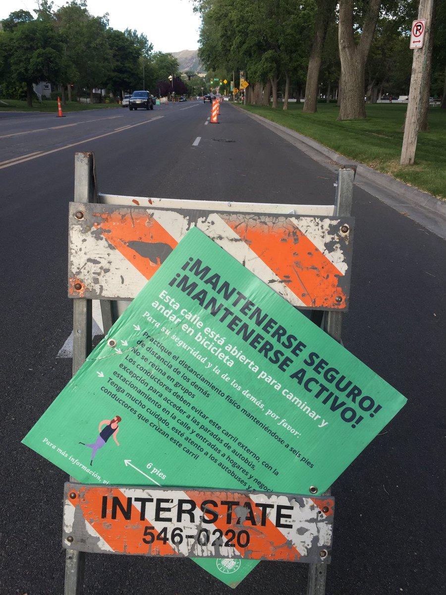 lukegarrott's tweet photo. When the zip ties fail, #fixit
#9thSouth #openstreetsslc
@slcmoves @slcmayor @SweetStreetsSLC https://t.co/iQhzF8xGDt