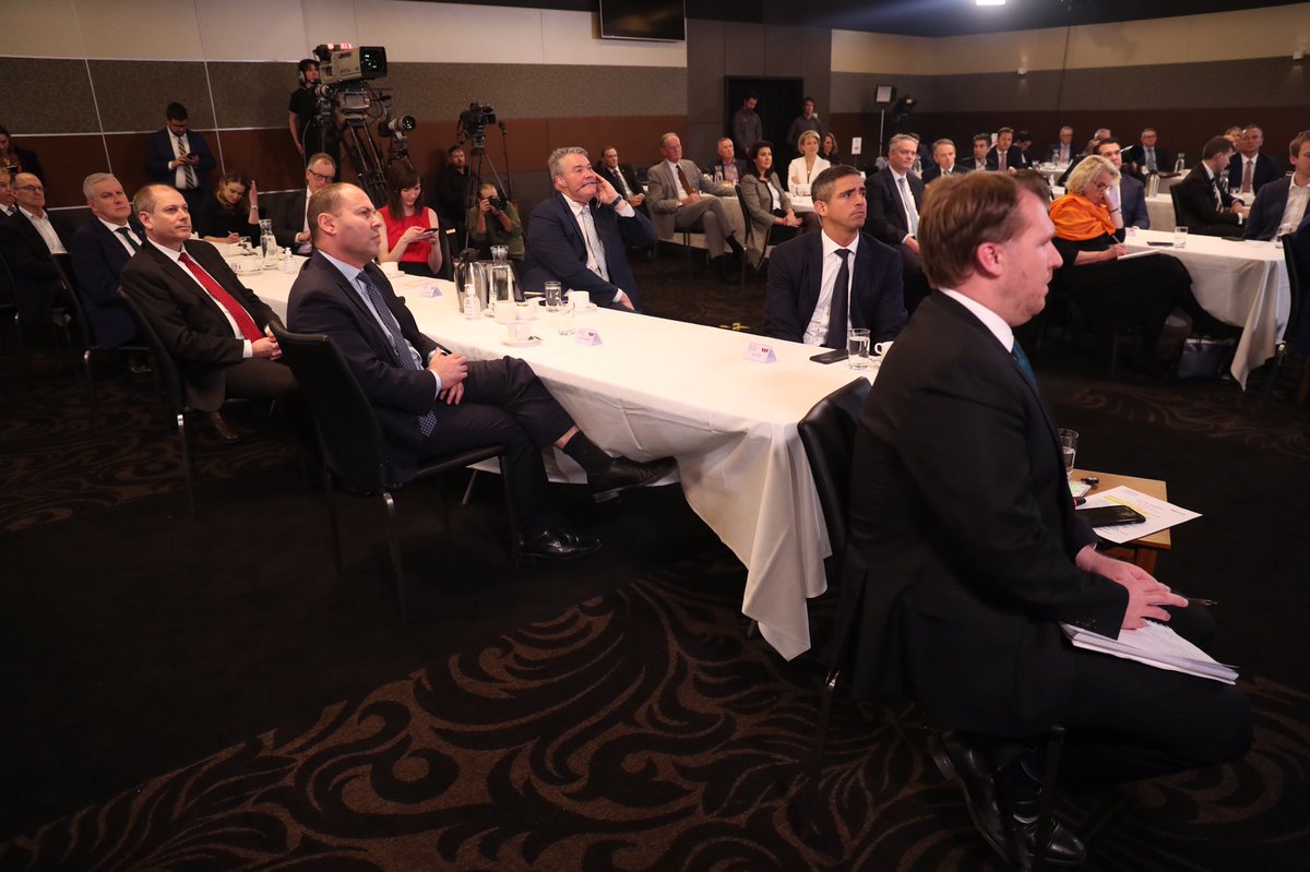 Prime Minister Scott Morrison addresses the National Press club in Canberra this afternoon. #Auspol