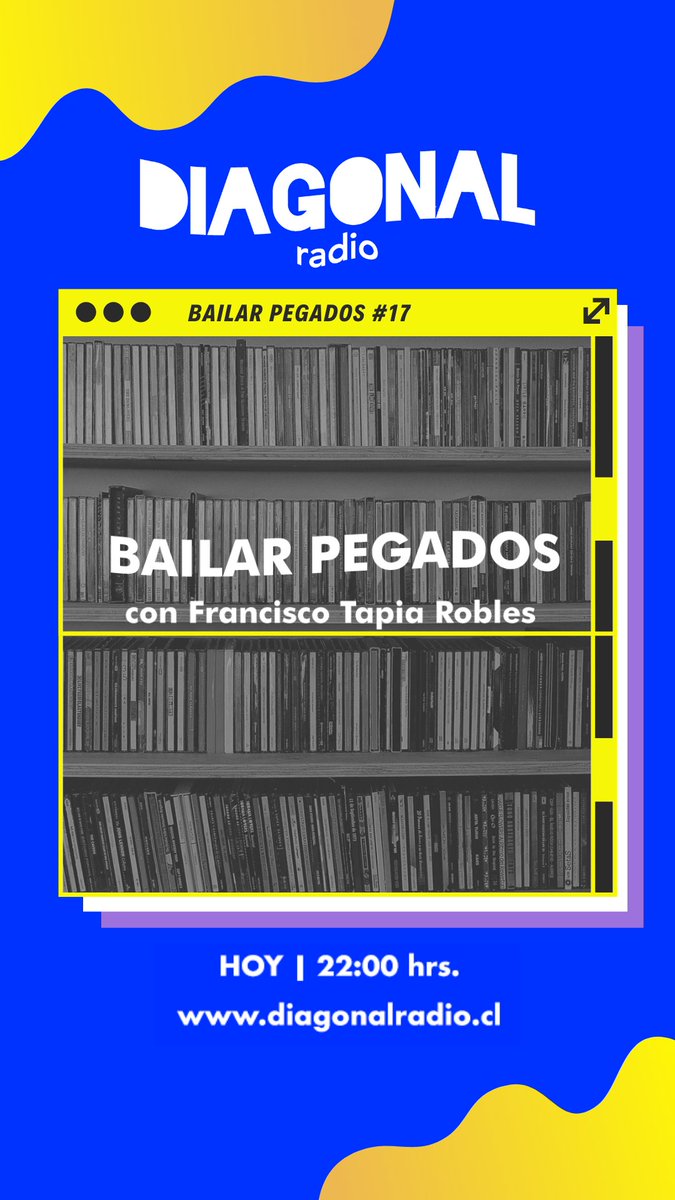 Tremendo programa de hoy! #BailarPegadosPodcast #17 con <a href="/fcotapiarobles/">Francisco Tapia Robles</a> diagonalradio.cl